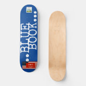 BLUE BOOK Skateboard (Vorderseite)