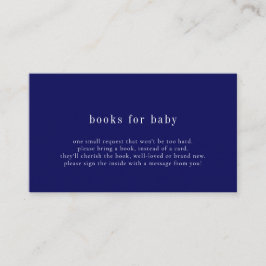 Blue Books for Baby Showcard Begleitkarte