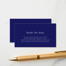 Blue Books for Baby Showcard Begleitkarte