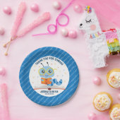 Blue Bookworm Theme Paper Teller (Party)