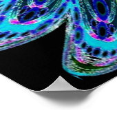Blue Boomerang Poster (Ecke)