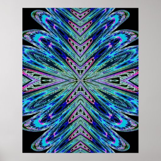 Blue Boomerang Poster (Vorne)