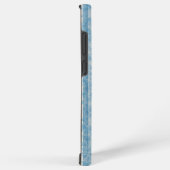 Blue Botanical Stripe Phone Case Samsung Galaxy Hülle (Rechte Seite)