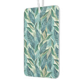 Blue Botanical Wave Modern Pattern Autolufterfrischer (Links)