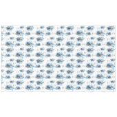 Blue  Botanical  Wreath Wedding Decor Newlyweds Tischdecke (Vorderseite (Horizontal))