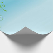 Blue Bouquet Geschenkpapier (Ecke)