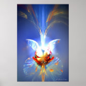 Blue Bouquet Poster (Vorne)