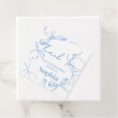 Blue Bow 16 . Geburtstag Birthday Geschenkanhänger (Beispiel)