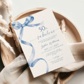 Blue Bow 50 & fabelhafte Einladung zum Geburtstag