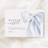 Blue Bow Baby Duschdusche Windelwanne Begleitkarte
