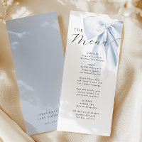 Blue Bow Baby Dusche