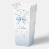 Blue Bow Baby seine kalte Außendusche Begrüßung Geschenkschachtel (Vorderseite)