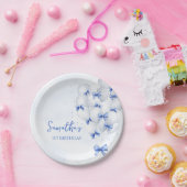 Blue Bow Balloons Birthday Paper Teller (Party)