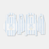 Blue Bow Baptism Geschenkschachtel (Ungefaltet)