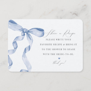 Blue Bow bindet den Knoten gemeinsam mit einem Rez Begleitkarte