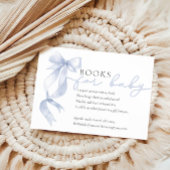 Blue Bow Books for Baby Shooter Begleitkarte