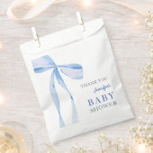 Blue Bow Boy Baby Dusche Geschenktütchen (Ausgeschnitten)