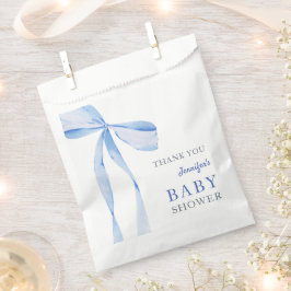 Blue Bow Boy Baby Dusche Geschenktütchen