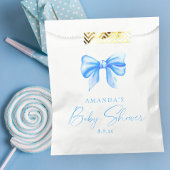 Blue Bow Boy Baby Dusche Geschenktütchen