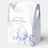 Blue Bow Brautparty Geschenkschachtel (Geöffnet)