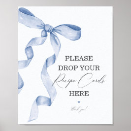 Blue Bow-Brautparty Teilt ein Abonnement für eine  Poster