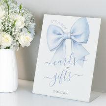 Blue Bow Cards and Gifts Coquette Baby Boy Shower