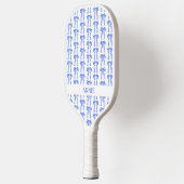 Blue Bow Coquette Chinoiserie Pickleball Paddle (Links)