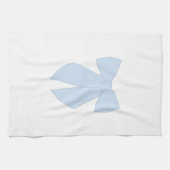 Blue Bow Coquette Geschirrtuch (Horizontal)