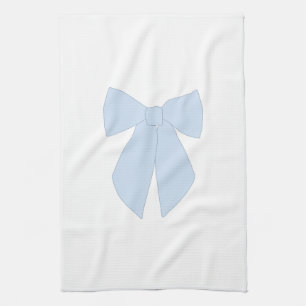Blue Bow Coquette Geschirrtuch
