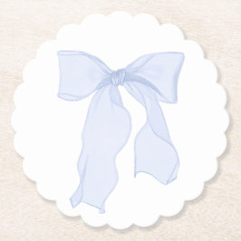 Blue Bow Coquette Untersetzer