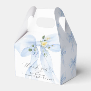 Blue Bow elegantes Baby in Bloom floral vielen Dan Geschenkschachtel