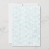 Blue Bow Engagement Invitation – Japanese Style Einladung (Rückseite)