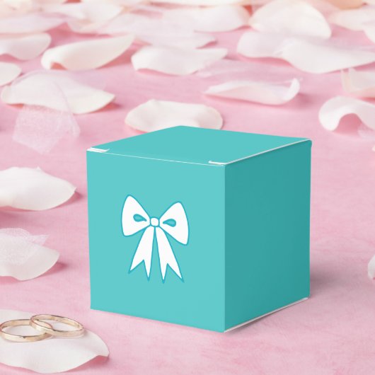 Blue Bow Gift Boxes Geschenkschachtel (Hochzeit)