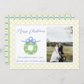 Blue Bow Küste Weihnachten Grandmillenial Foto H (Vorne/Hinten)