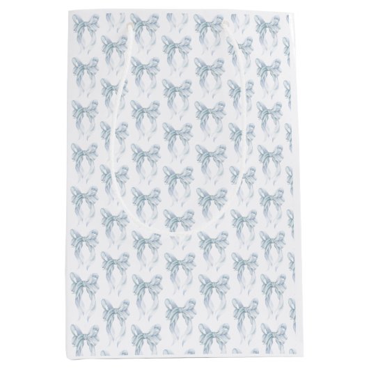 Blue Bow  Mittlere Geschenktüte (Vorderseite)