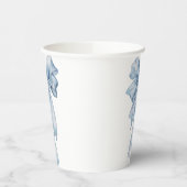 Blue Bow Paper Cups Pappbecher (Links)