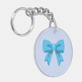 Blue Bow Schlüsselanhänger (Vorderseite links)