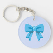 Blue Bow Schlüsselanhänger (Vorderseite)