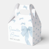 Blue Bow seine Baby-Dusche Geschenkschachtel (Vorderseite)