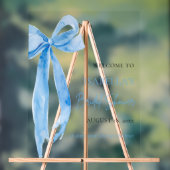 Blue Bow Sie bindet das Brautparty des Knotens Acrylschild (Neutral)