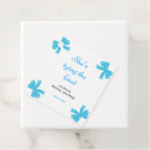 Blue Bow Sie bindet das Brautparty des Knotens Geschenkanhänger (Beispiel)
