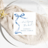 Blue Bow Sie bindet das Brautparty des Knotens Serviette