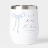 Blue Bow Sie bindet die Brautparty-Liebhaber des K (Rückseite)