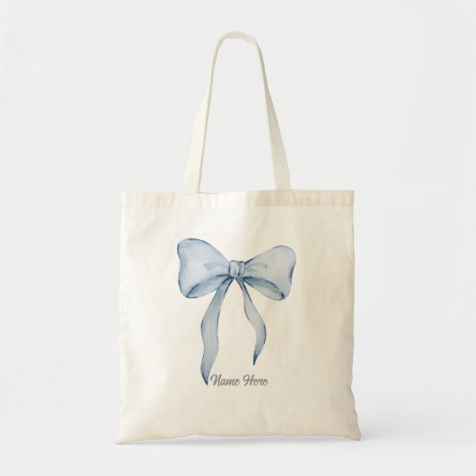 Blue Bow-Tasche Tragetasche (Vorne)