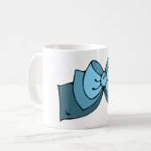 Blue Bow-Tasse Kaffeetasse (Vorderseite Links)
