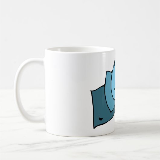 Blue Bow-Tasse Kaffeetasse (Links)