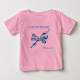 Blue Bow Tutu Bodysuit Baby T-shirt