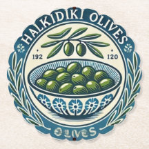 Blue Bowl Greek Olive Picture Design