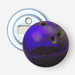 Blue Bowling Ball Anpassen It Flaschenöffner