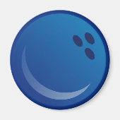Blue Bowling Balls Magnet (Vorne)